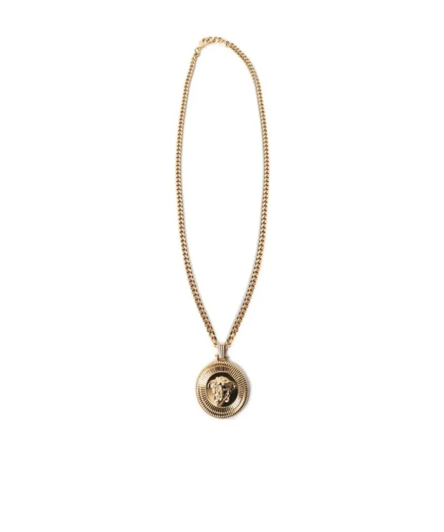 Versace Medusa Pendant Chain Necklace