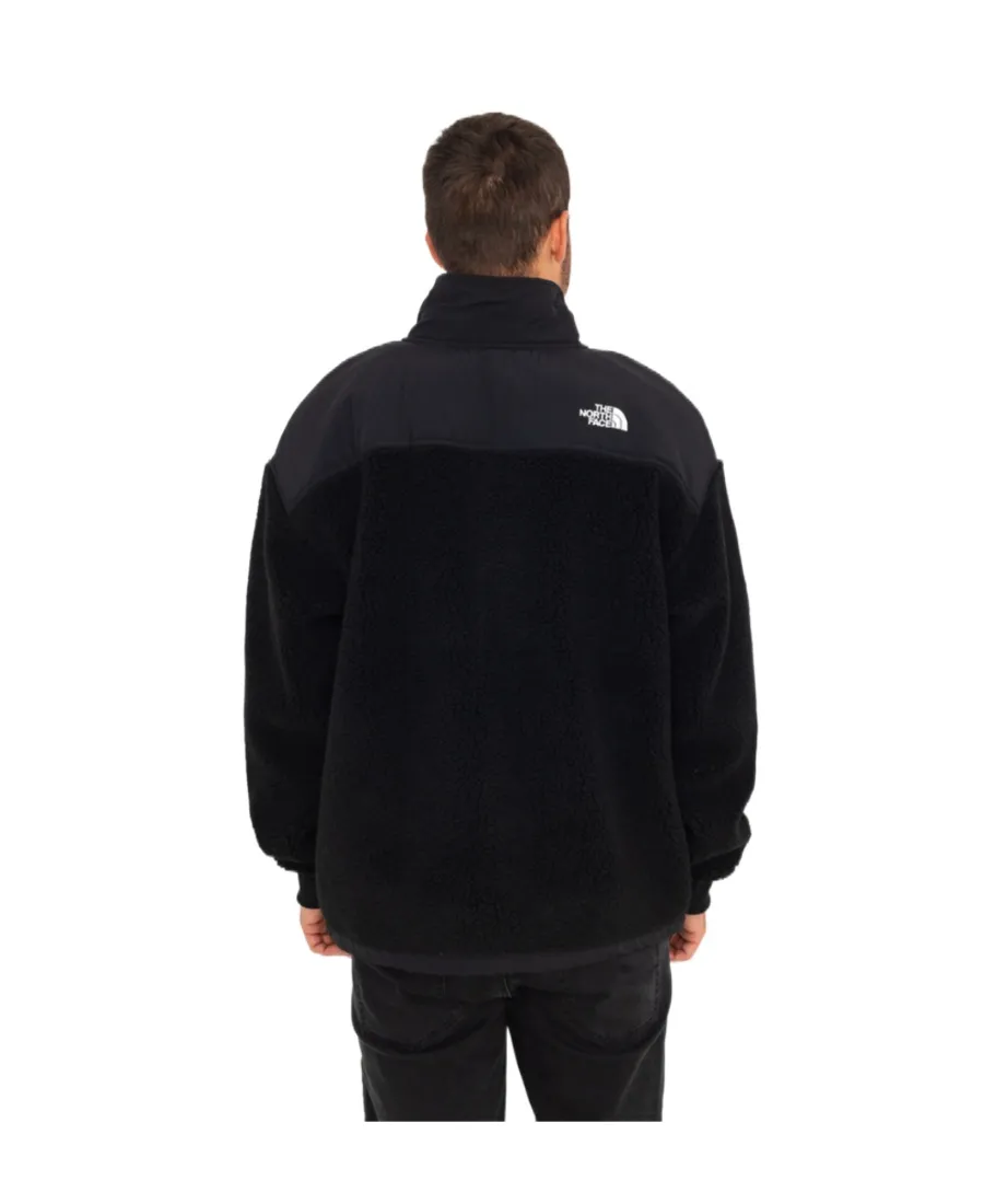 Black Spliced Velvet Jacket