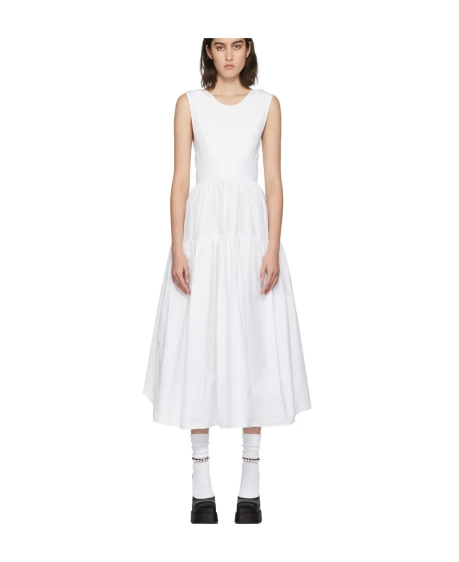 Ruth Tiered Open-Back Dress
