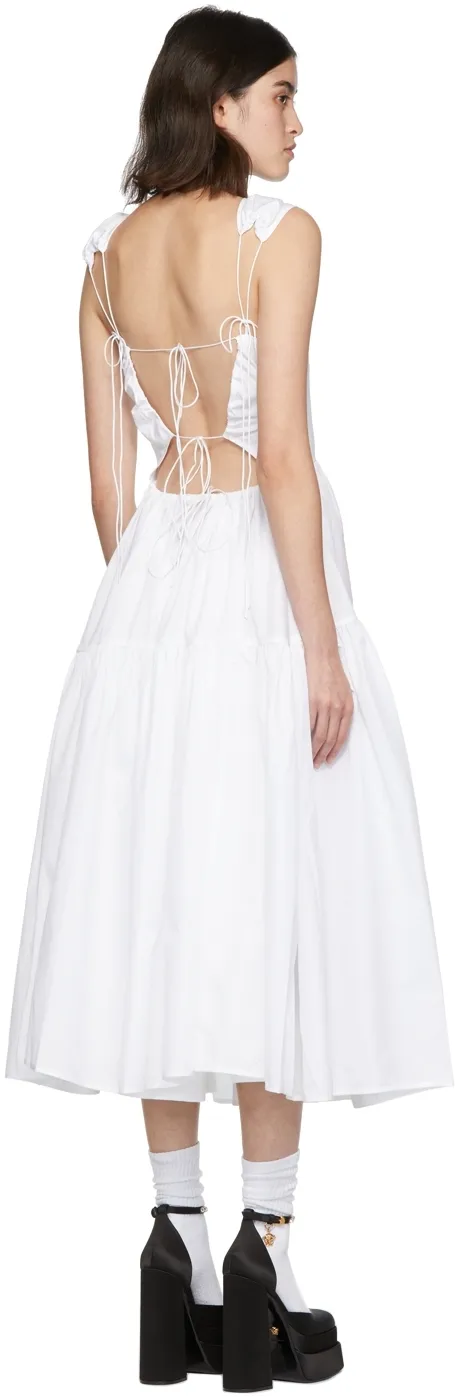 Ruth Tiered Open-Back Dress