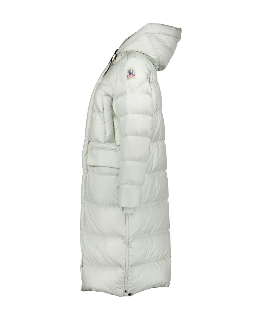 Long-Sleeved Hooded Down Jacket