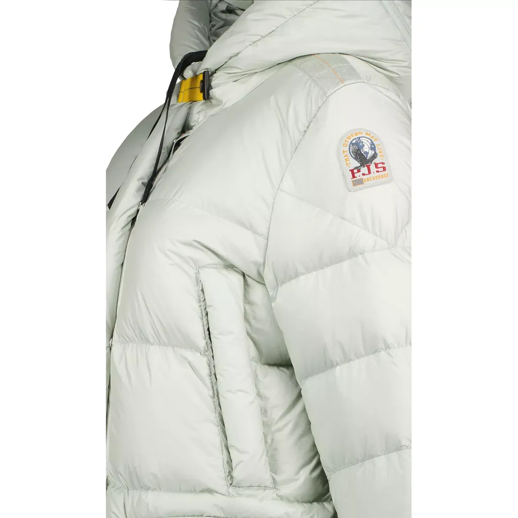 Long-Sleeved Hooded Down Jacket