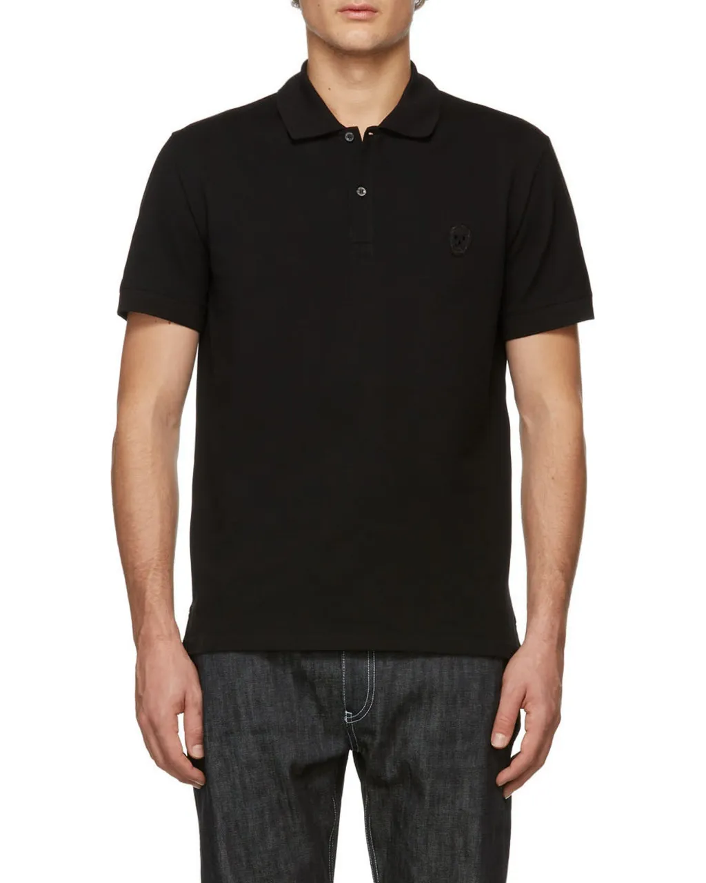 Ribbed Cotton Polo Shirt