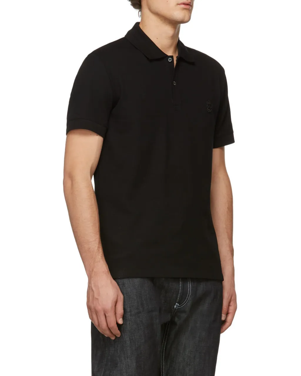 Ribbed Cotton Polo Shirt