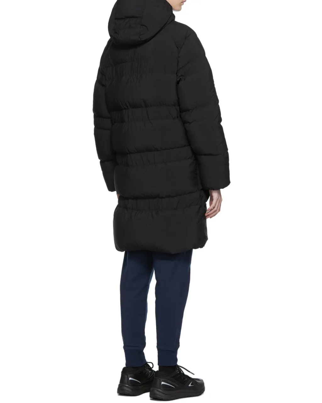 Y-3 Zip-Up Hooded Down Coat