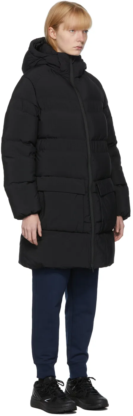 Y-3 Zip-Up Hooded Down Coat