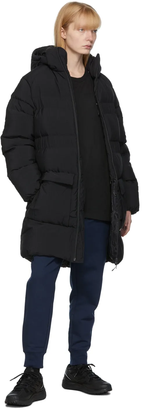 Y-3 Zip-Up Hooded Down Coat