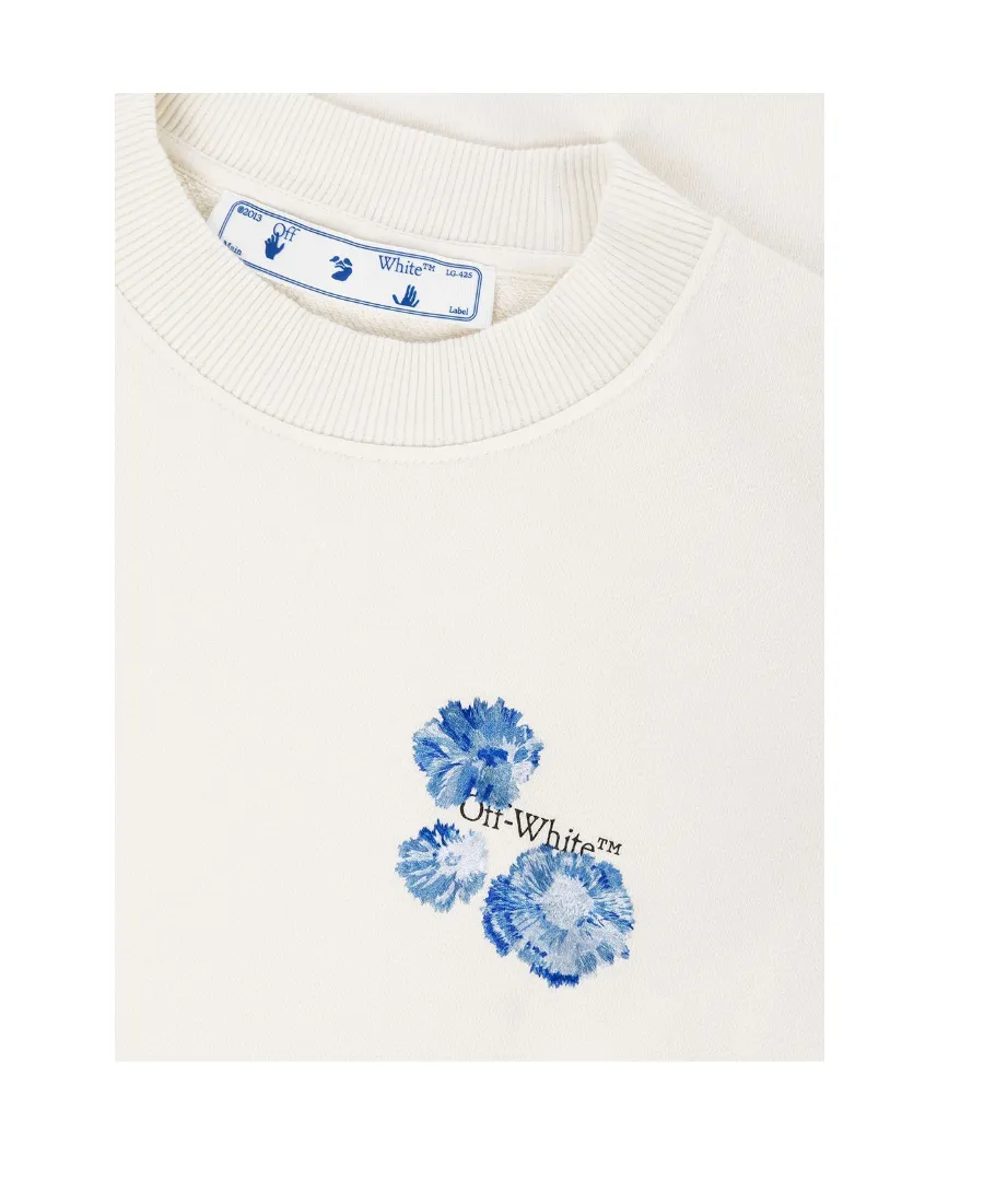 Floral Logo-Print Sweatshirt Dress