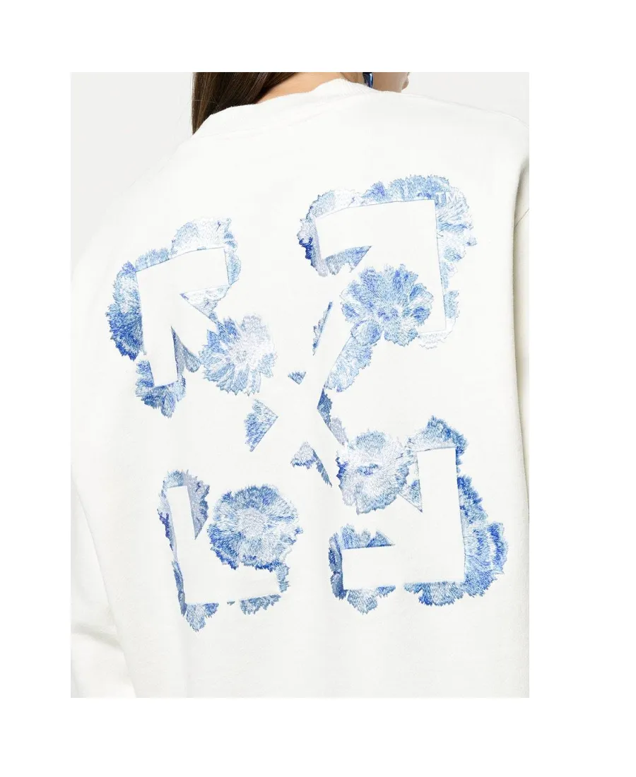 Floral Logo-Print Sweatshirt Dress
