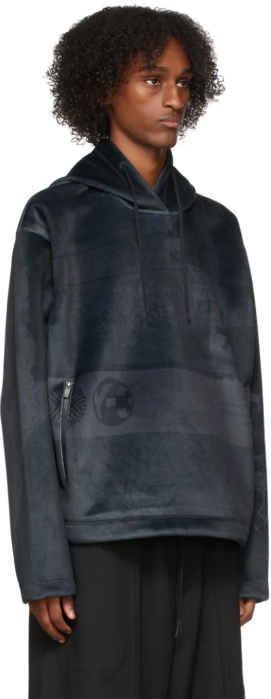 Tonal Logo Print Hoodie