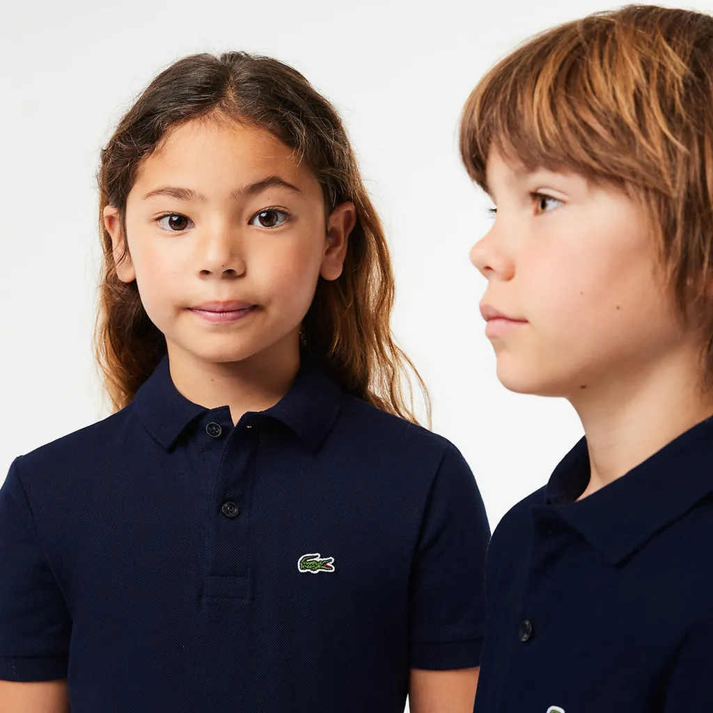Lacoste Kids Logo-Patch Short-Sleeved Polo Shirt