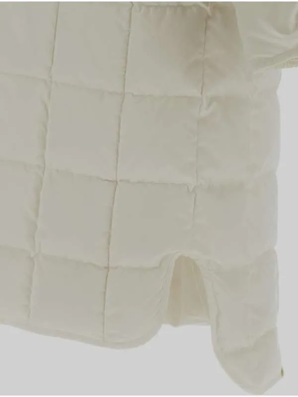 Button-Fastening Padded Coat
