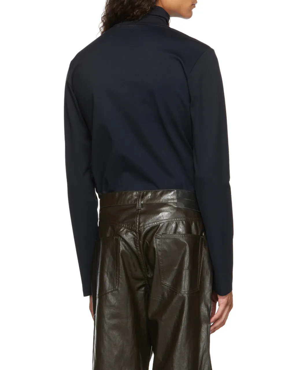 Black High-Necked Pullover