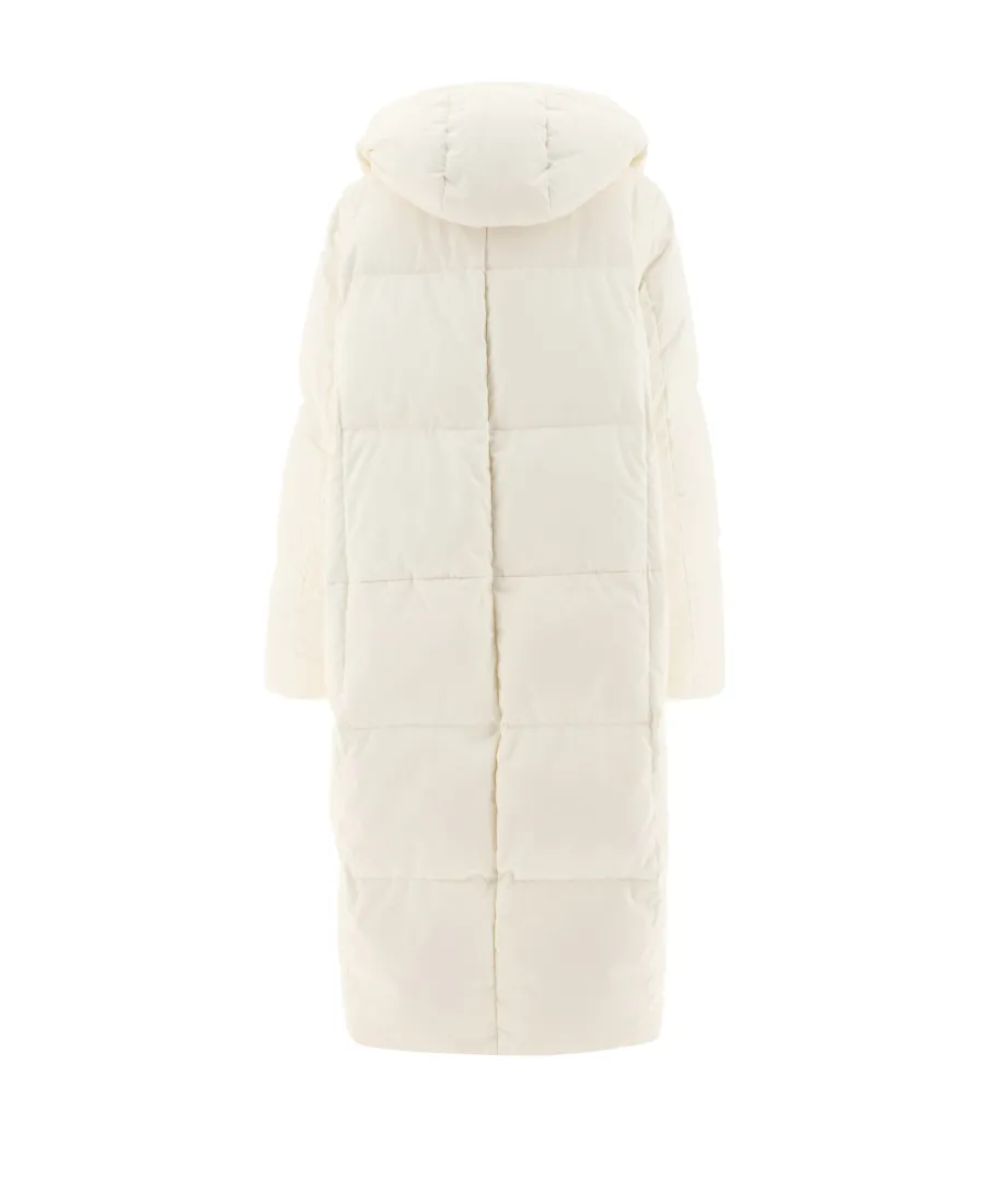 Hooded Feather Down Coat