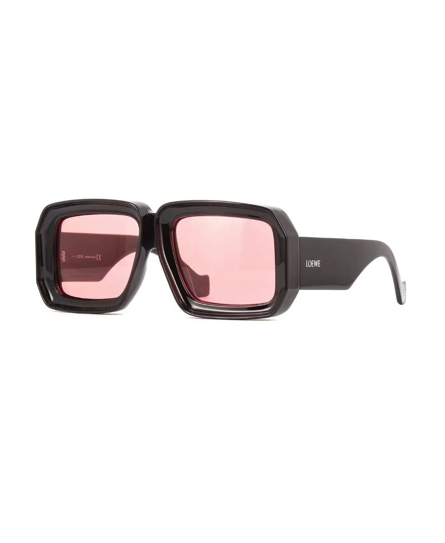 Black Logo Logo Sunglasses