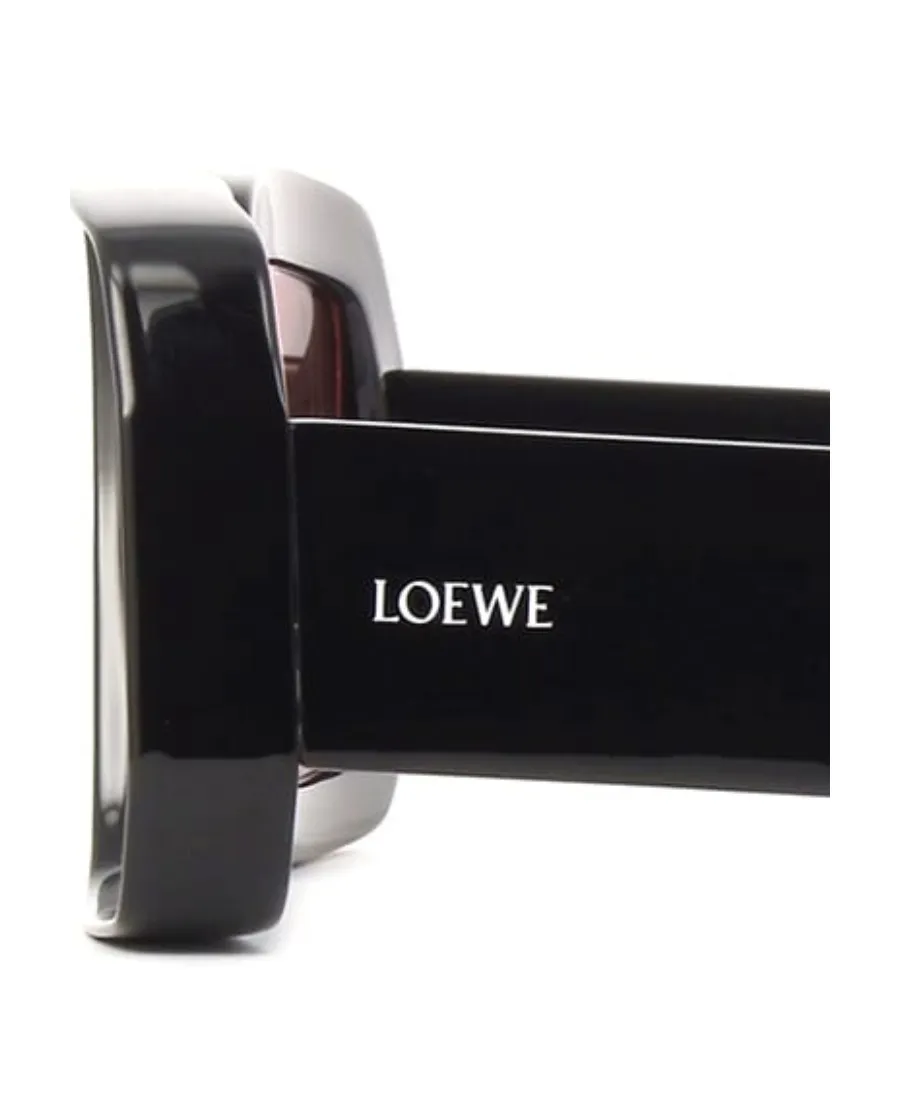 Black Logo Logo Sunglasses
