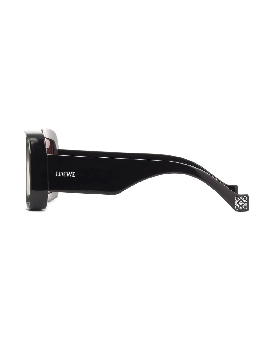 Black Logo Logo Sunglasses