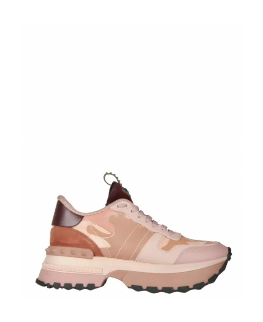 Round Head Laced Sneakers