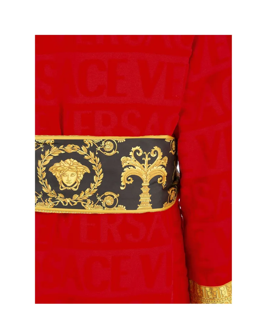 Versace Barocco Detailed Bathrobe