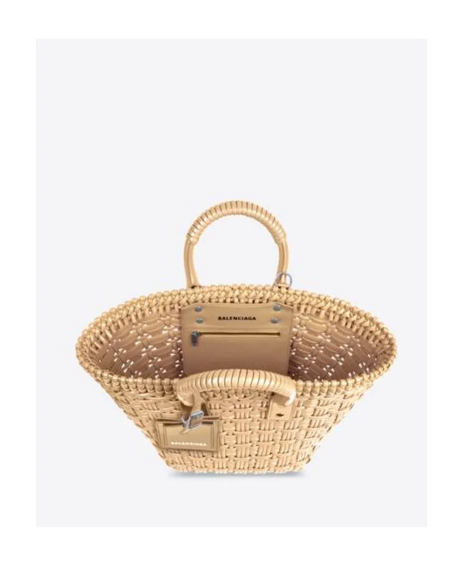 Borsa Bistro Xs Basket Con Tracolla Da Donna In Beige