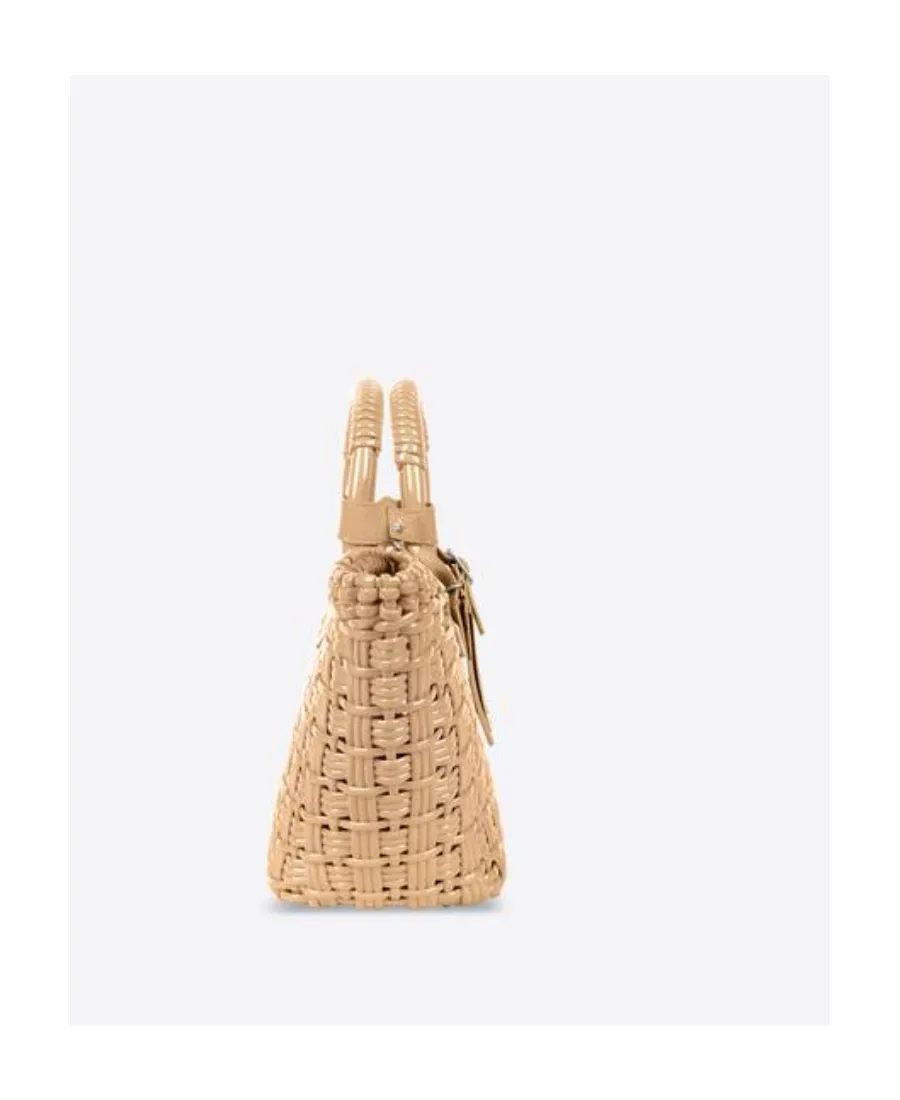 Borsa Bistro Xs Basket Con Tracolla Da Donna In Beige