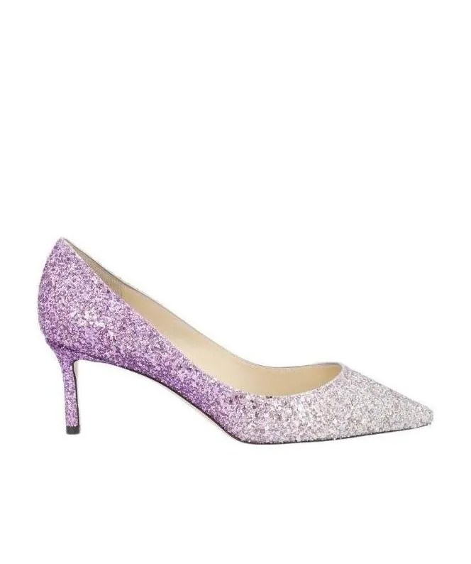 Sequin Design High Heels