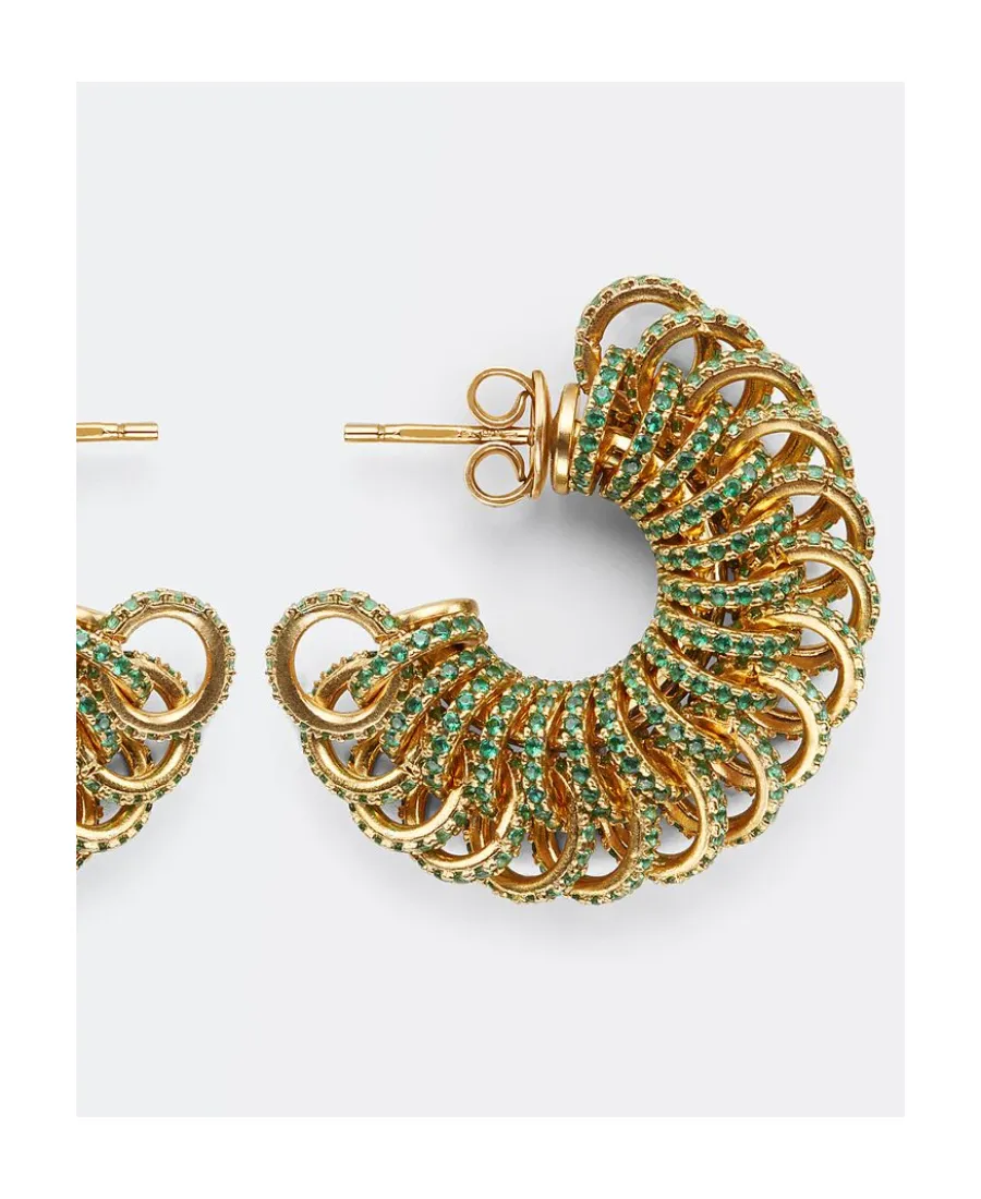 Bottega Veneta Intertwined Ring Earrings