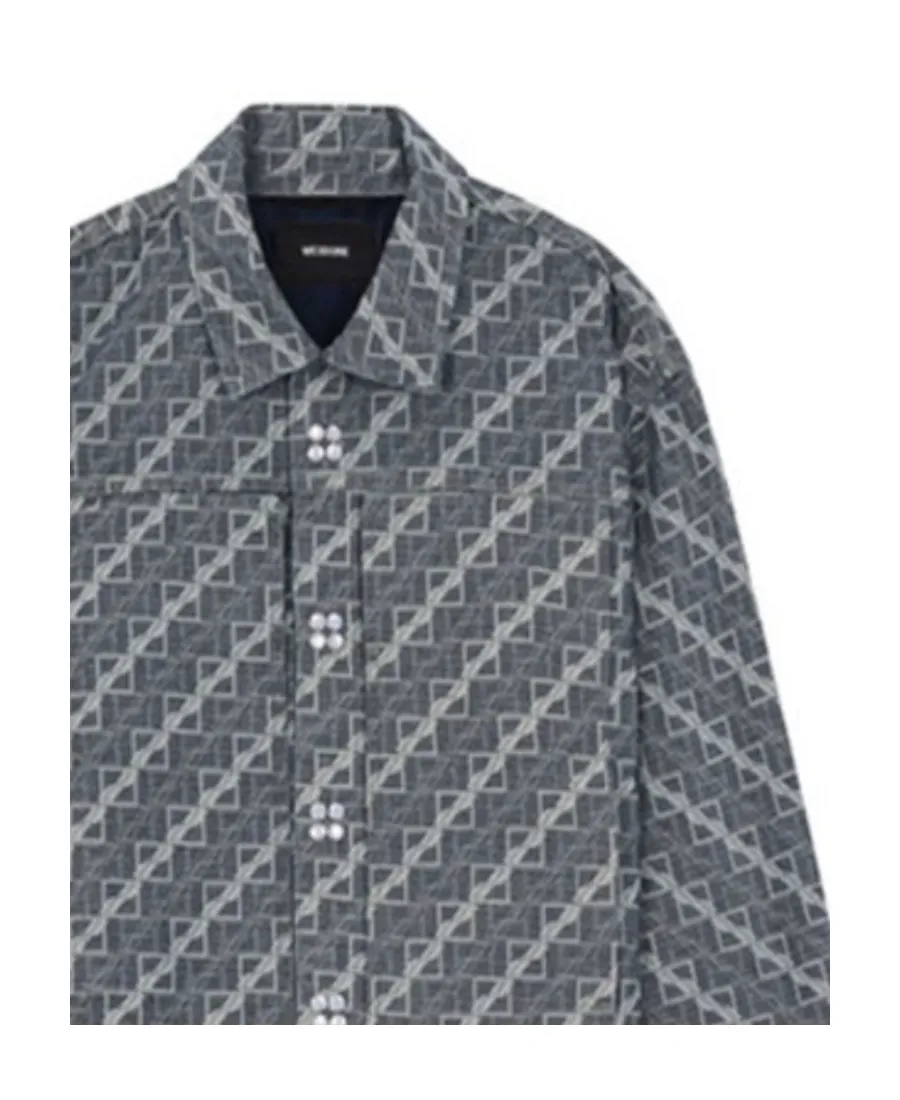 Logo Denim Coat