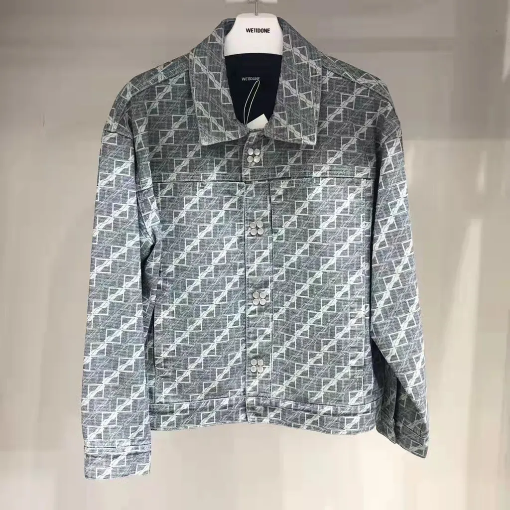 Logo Denim Coat