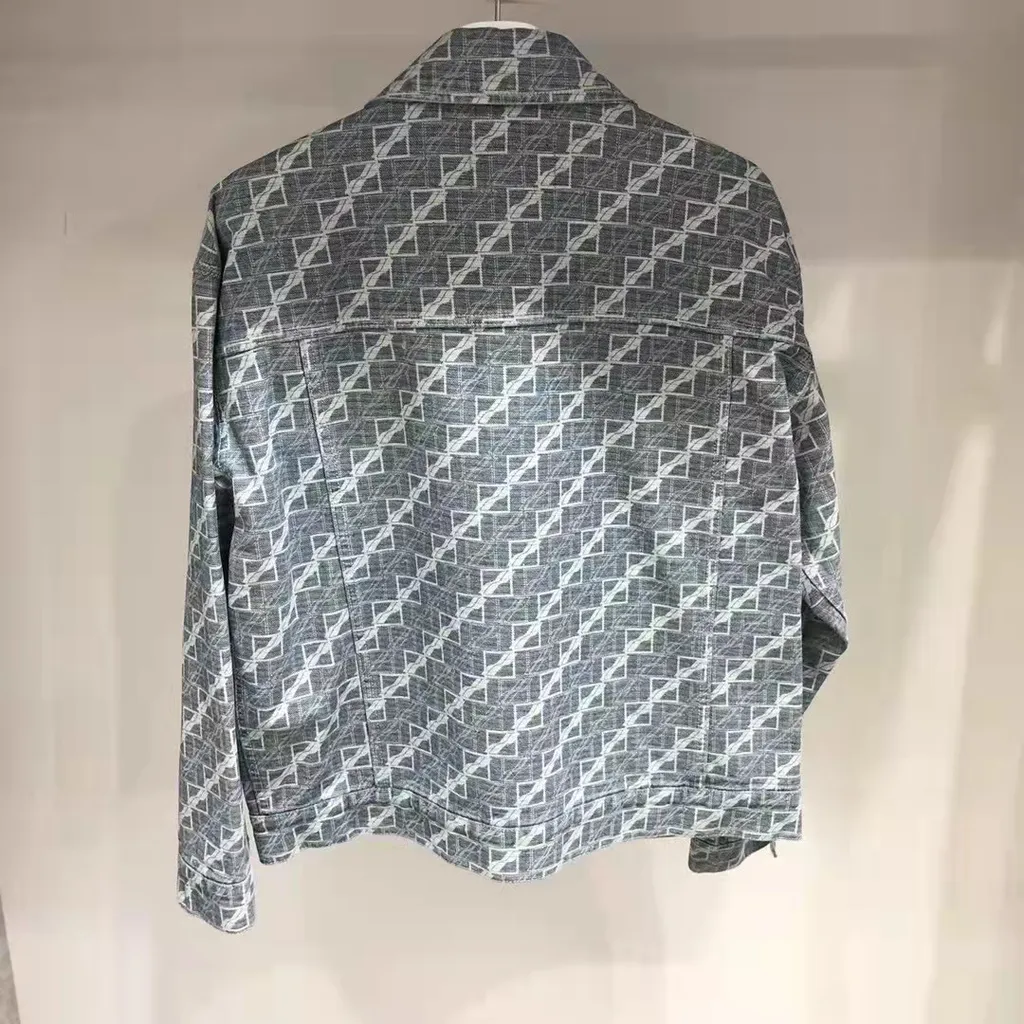 Logo Denim Coat