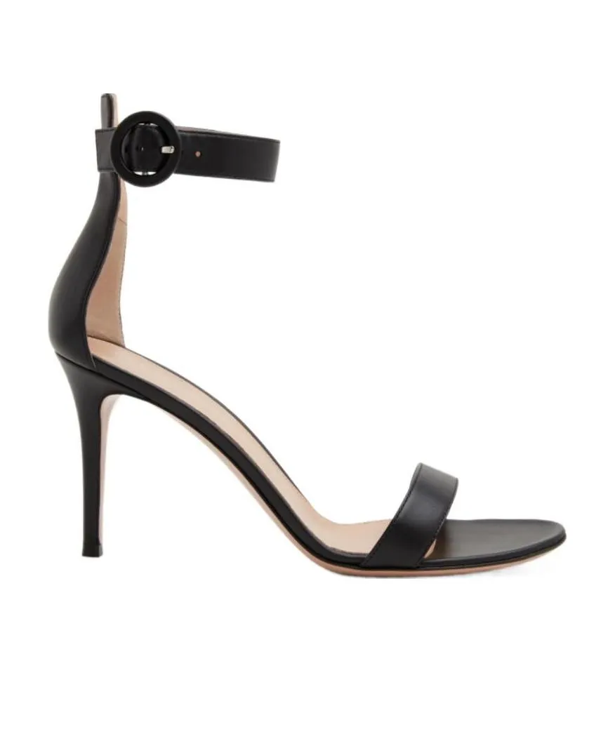 Gianvito Rossi Portofino Buckle Heeled Sandals