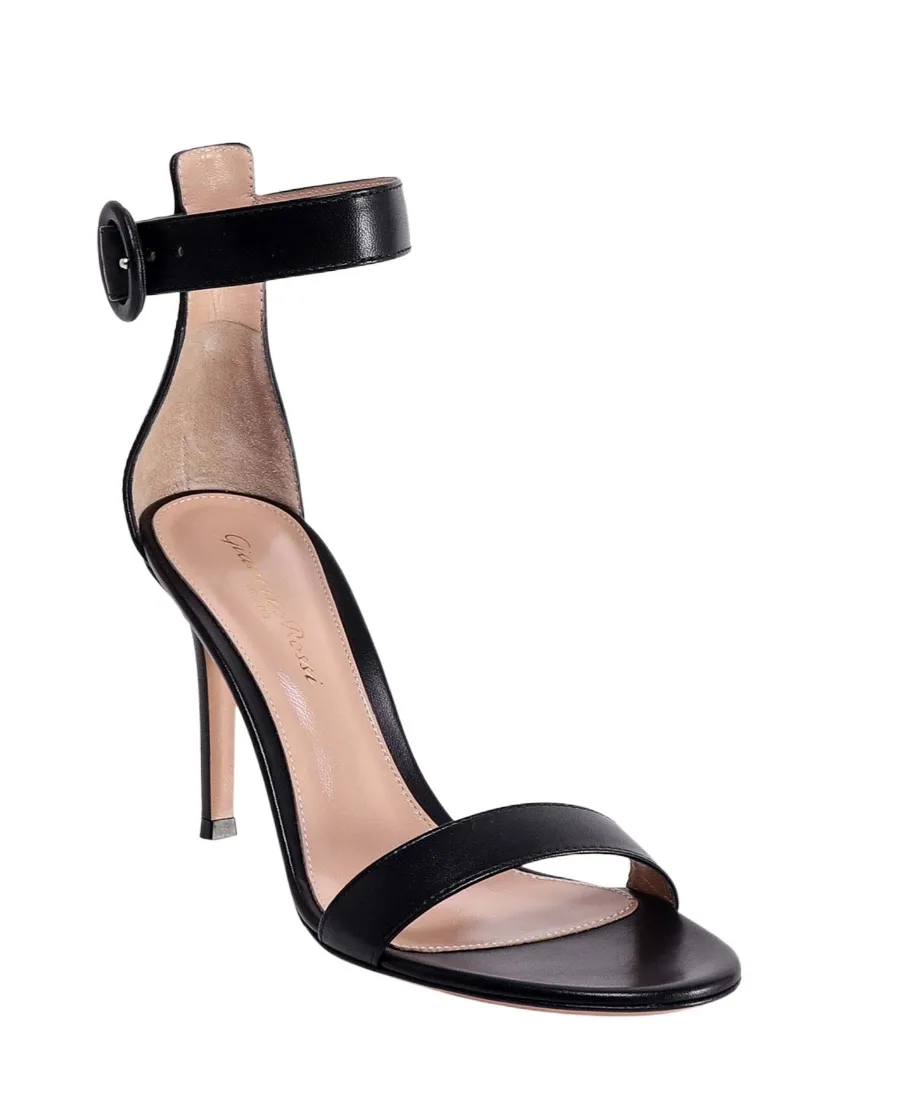 Gianvito Rossi Portofino Buckle Heeled Sandals
