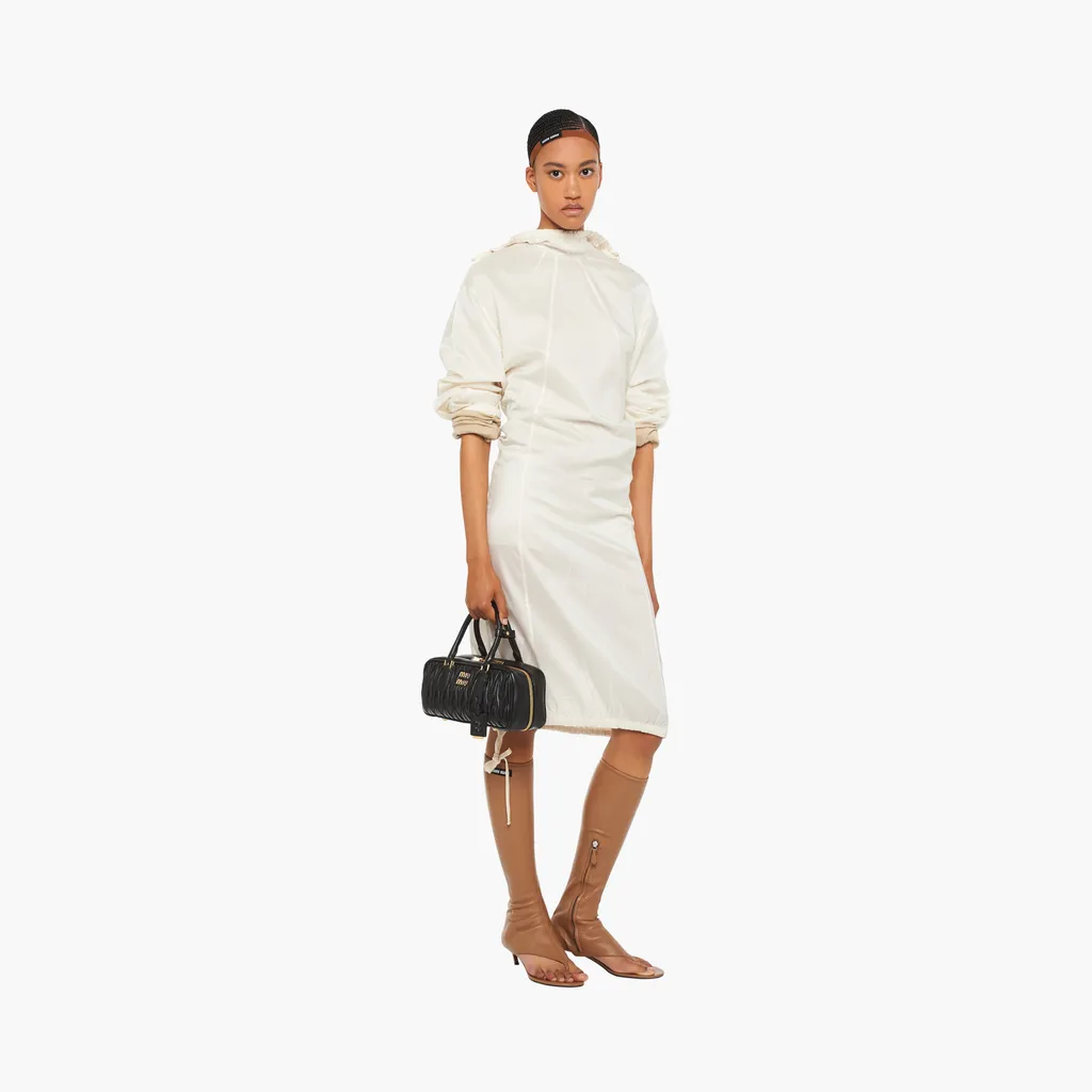 Miu Miu Arcadie Matelassé Zipped Handbag