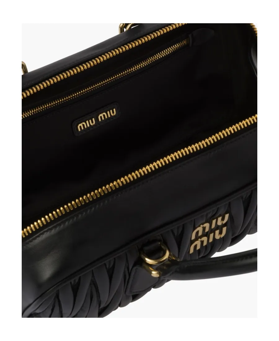 Miu Miu Arcadie Matelassé Zipped Handbag