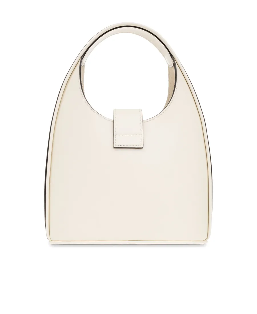 Salvatore Ferragamo Gancini-Buckle Logo-Engraved Mini Hobo Bag