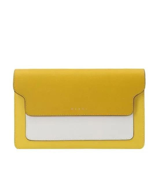 Trunk Two-Tone Leather Bag