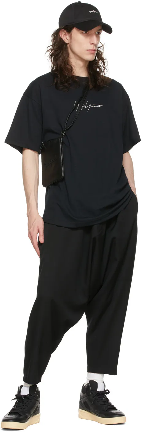 Discord Yohji Yamamoto Embroidered Shoulder Bag