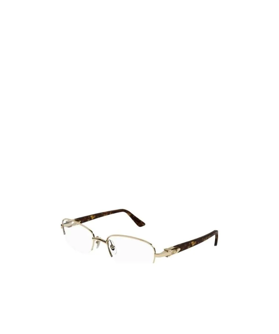Cartier Oval Semi Rimless Glasses