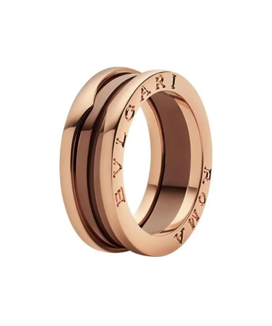 Letter Logo Rose Gold Ring