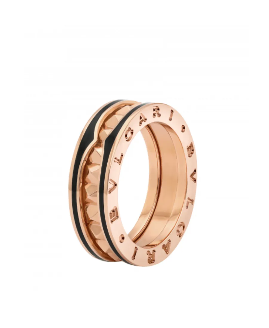 Rose Gold And Ceramic Rings