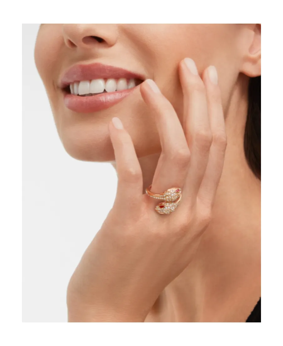 Gilded Snake Shadow Ring