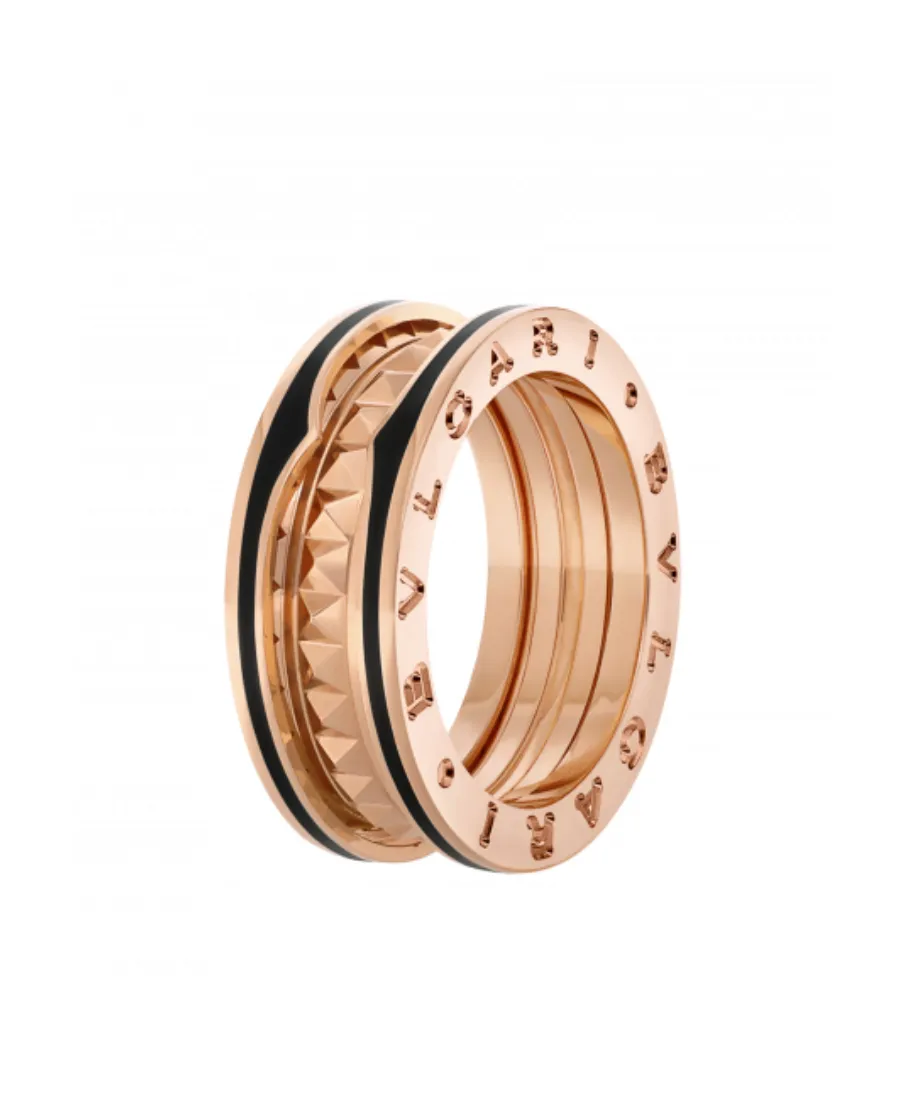 Rose Gold And Ceramic Rings