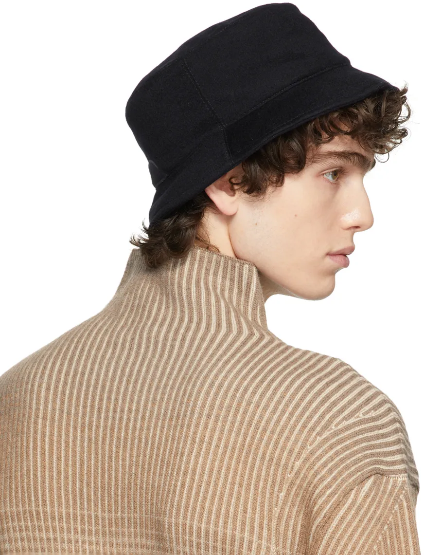 Navy Blue Logo Fisherman's Hat