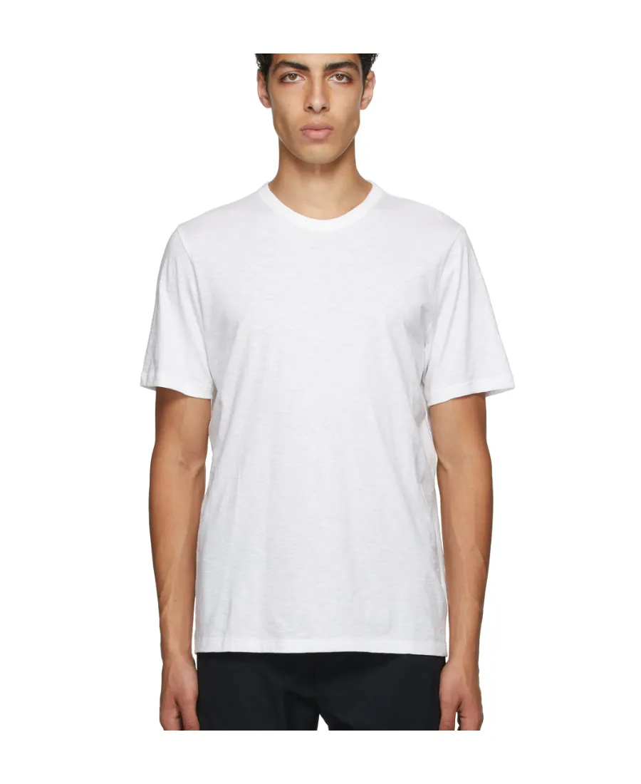 White T-Shirt With Round Neck