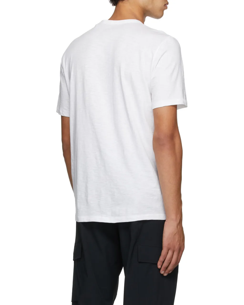 White T-Shirt With Round Neck