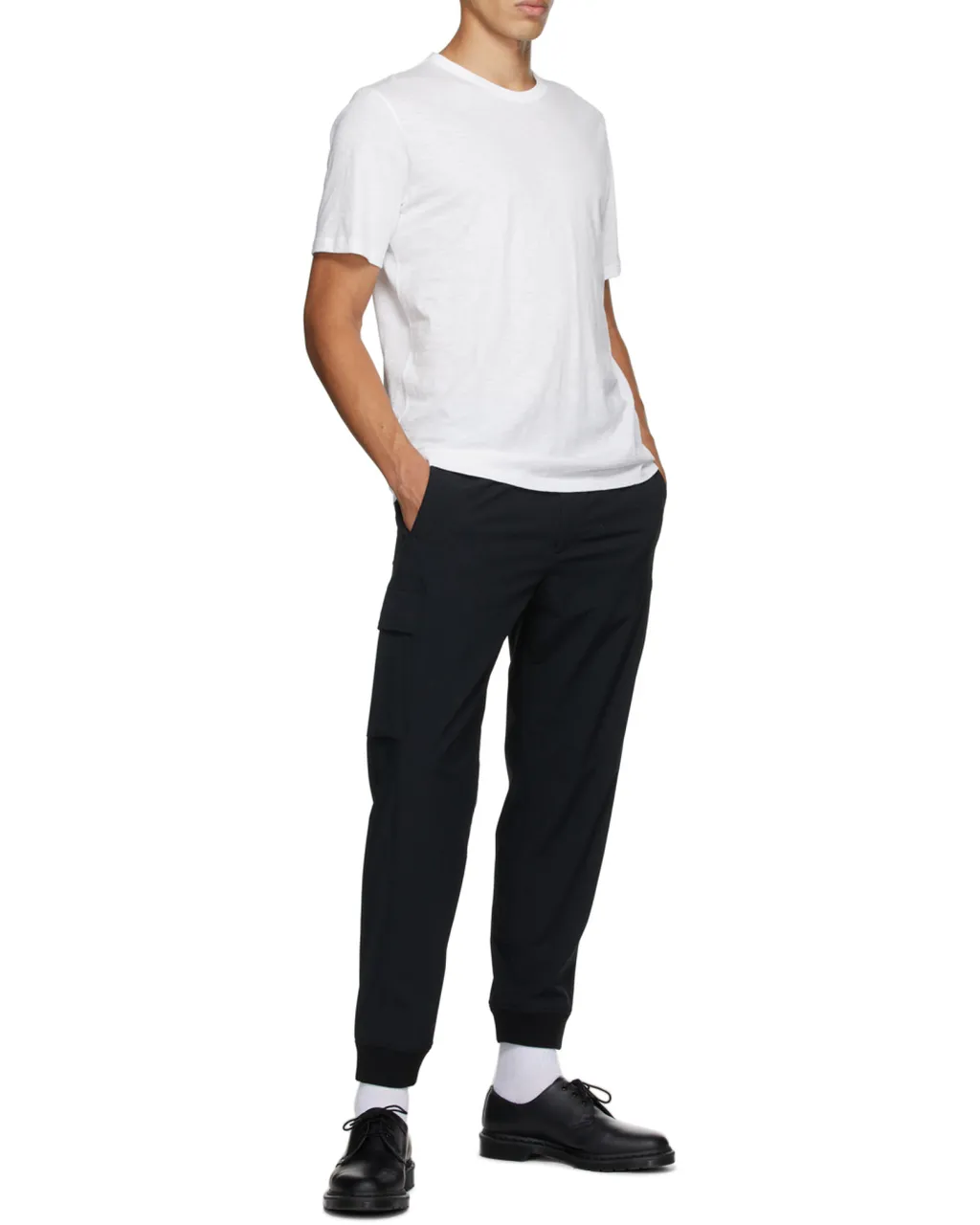 White T-Shirt With Round Neck