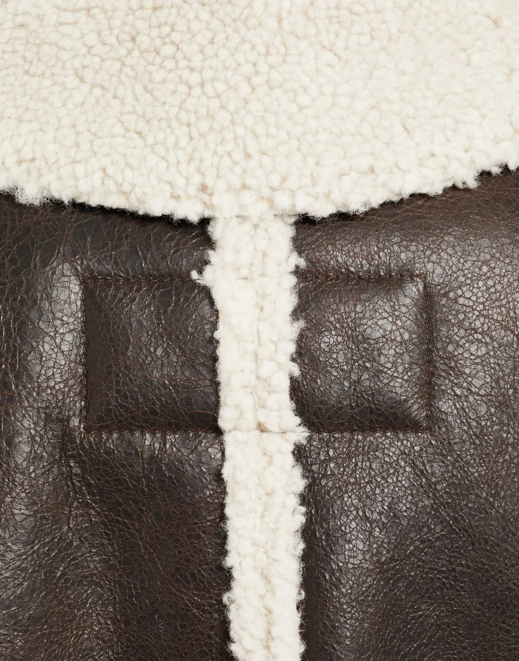 Reversible Aviator Shearling Jacket