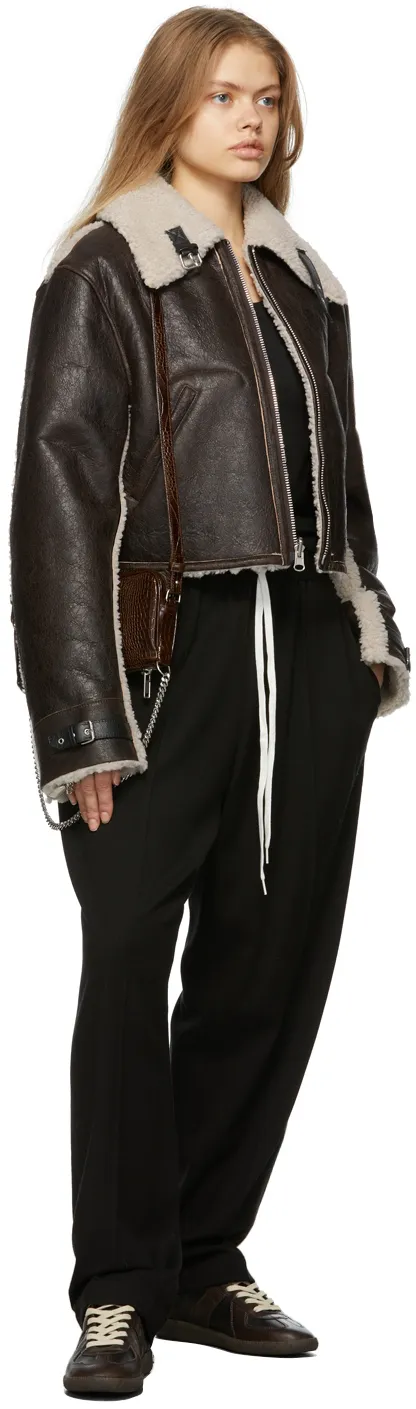 Reversible Aviator Shearling Jacket