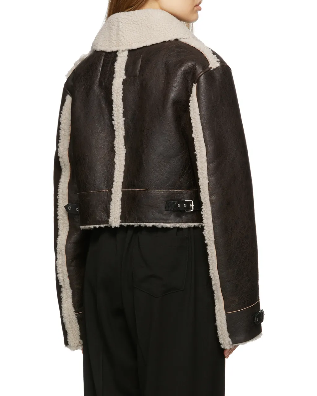 Reversible Aviator Shearling Jacket