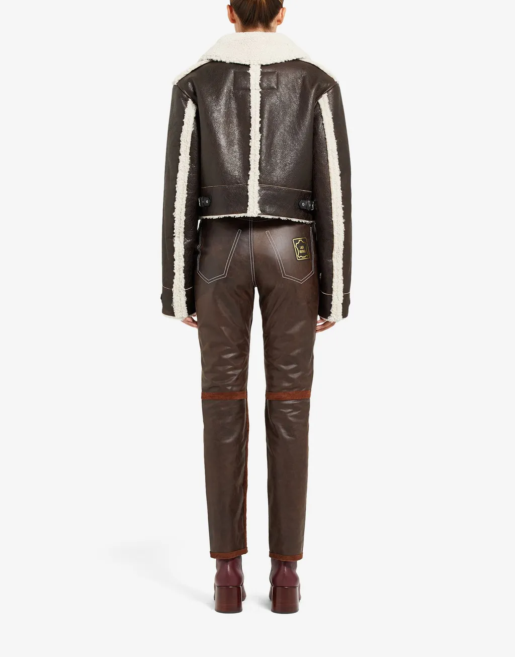 Reversible Aviator Shearling Jacket